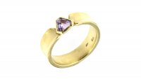 Ring GOLD violetter Spinell